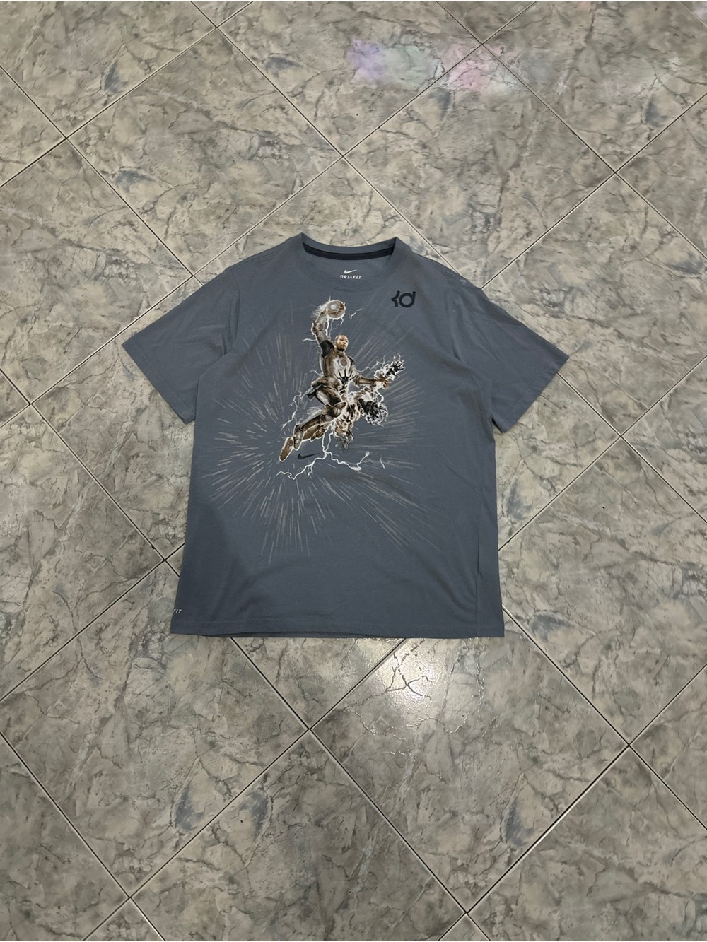 Nike Men's KD Graphic Short-Sleeve Tee - Gray